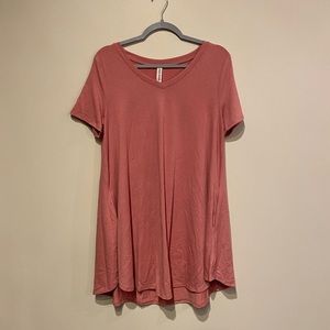 Pink Dress with pockets